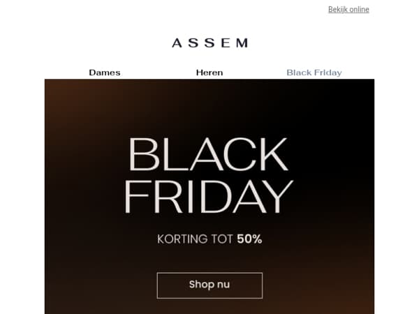 BLACK FRIDAY | NU tot 50% korting 🖤