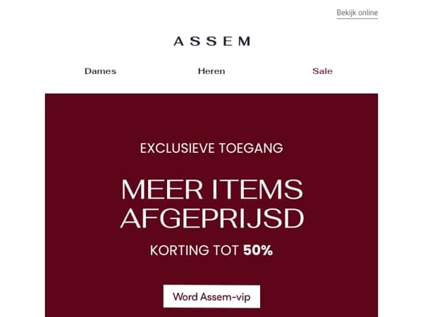🚨 NU tot 50% korting | Ontvang exclusieve toegang