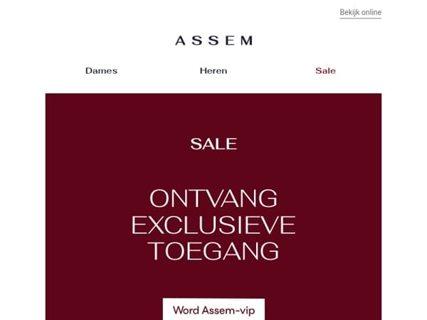 SALE | Nu exclusieve toegang voor jou! 🚨