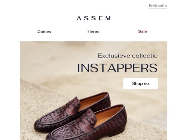 Jouw nieuwe instappers wachten op je...