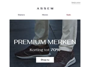 Tot 70% korting op premium merken 💥