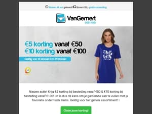 🤩 €5 of €10 euro korting op álles!