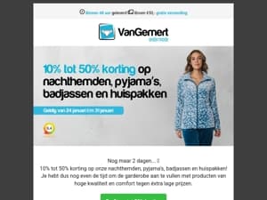 Nog maar 2 dagen: profiteer van 10-50% korting