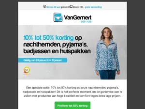 🤩 10-50% korting: nachthemden, badjassen en huispakken!