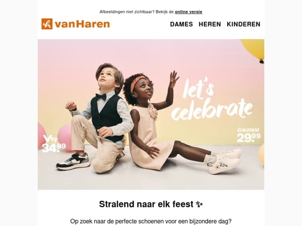 Feestelijke schoenen voor kids ✨🎉
