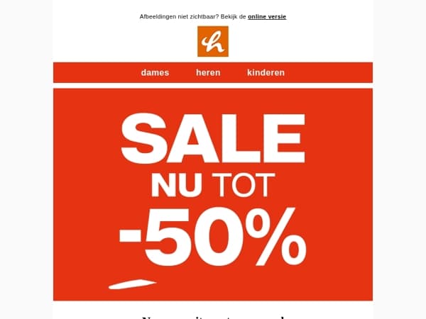 Sale tot -50% - Scoor jouw deal! 🚨