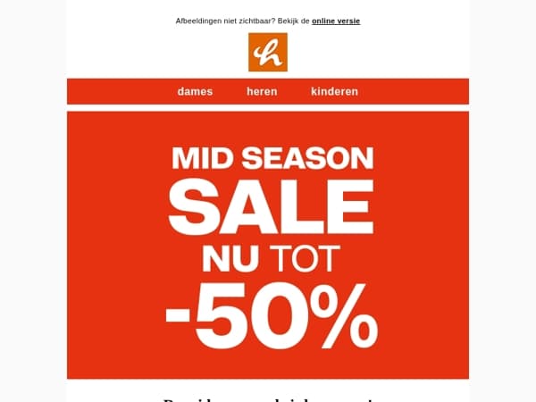 🚨 MID SEASON SALE: TOT -50% 