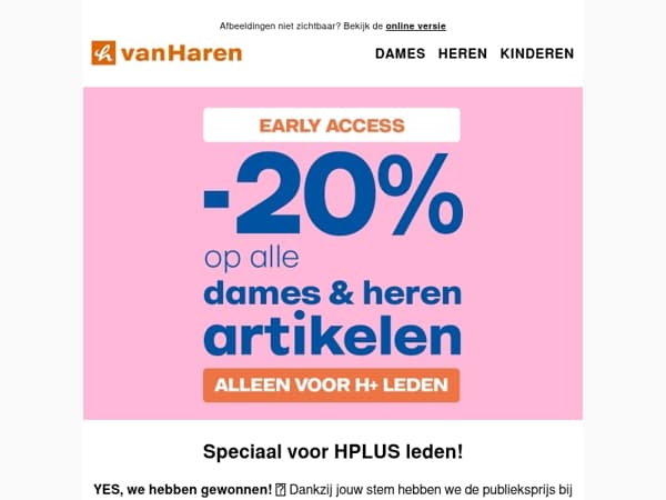 Registreer je nu voor EARLY ACCESS 🐣