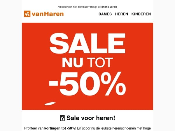  💥 SALE tot -50%				