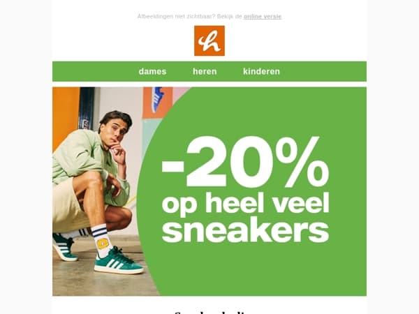 Sneakerdeal! Nu -20% op heel veel sneakers 🤩
