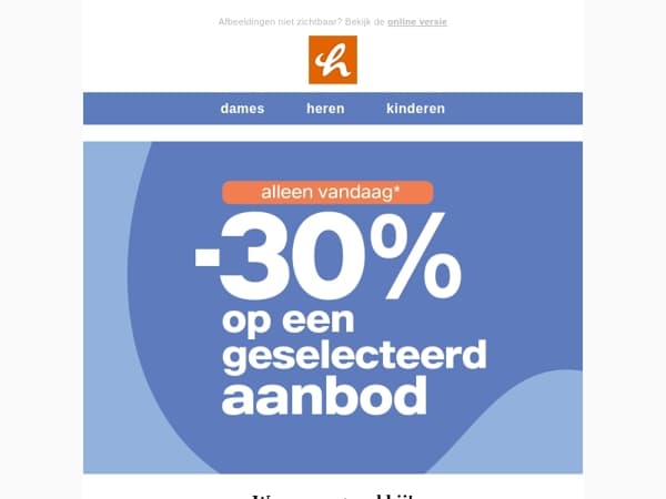Laatste kans: -30% op heel veel schoenen ⏳