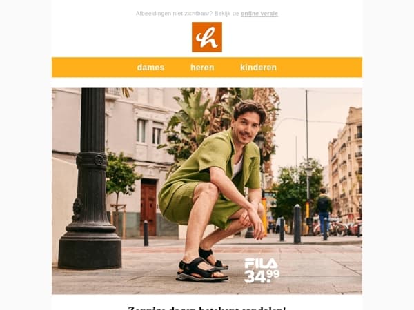 Lekker weer betekent sandalentijd! 🌻