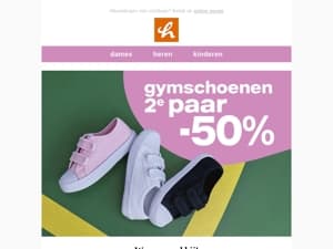 Laatste kans: 2e paar gymschoenen -50%! 👀