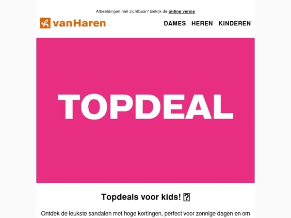 👀 TOPDEALS voor kids!
