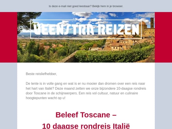 Ontdek Toscane: Een Betoverende rondreis