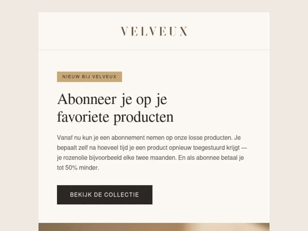 ✨NIEUW!✨ Abonnementen bij Velveux - tot 50% korting!