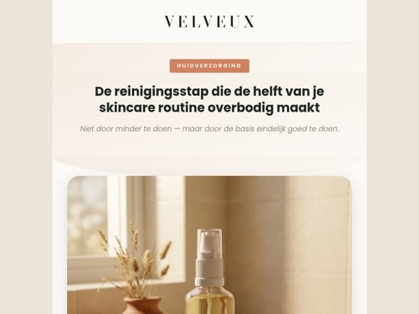 De reinigingsstap die de helft van je skincare routine overbodig maakt