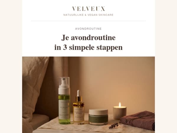 Twee minuten per avond voor een zachtere huid in de ochtend✨