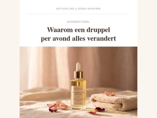 Waarom een druppel per avond alles verandert