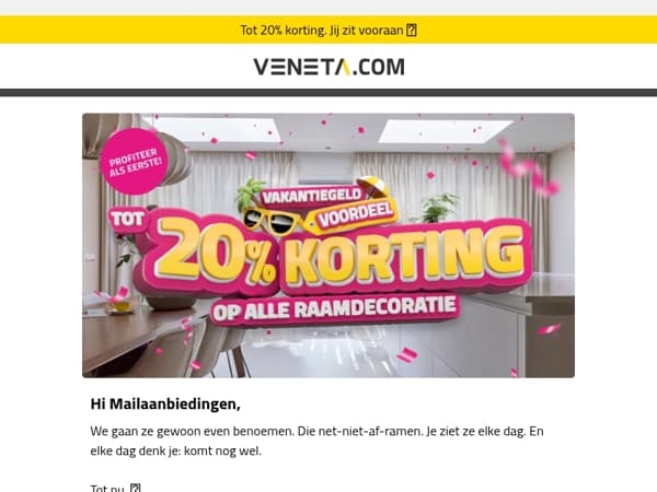 Jij zit vooraan bij deze korting