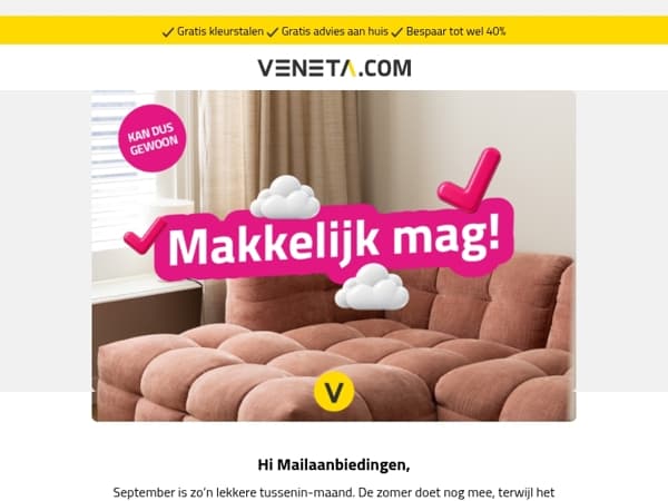 Maak het jezelf makkelijk 💛