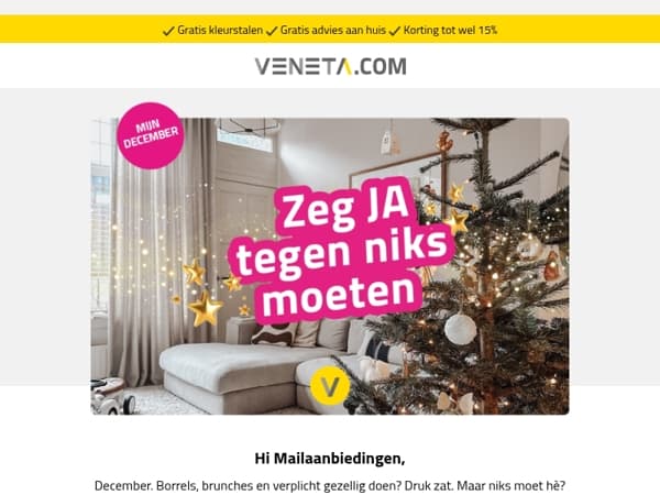 Schrap die kerstbrunch maar 🍽️ 