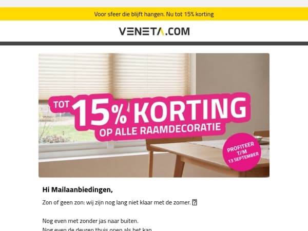 Nog even nazomeren? Yes please! 💛