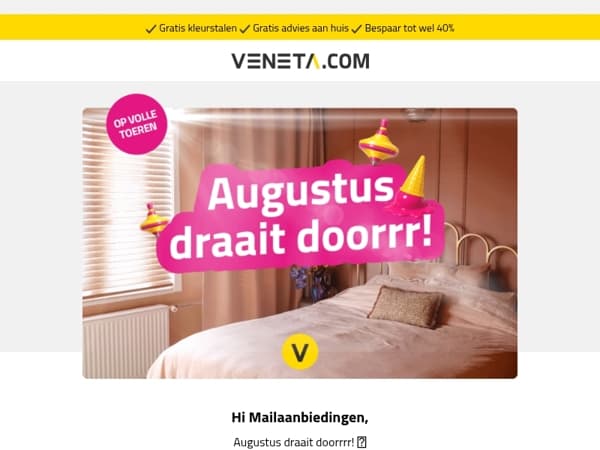Augustus op volle toeren! ☀️