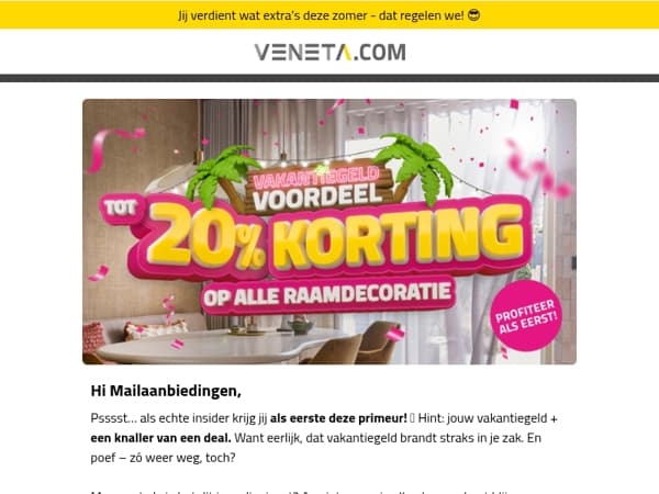 Pssst... jij hoort dit als eerste 😎