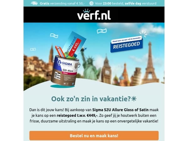 Ook zo'n zin in vakantie?☀️