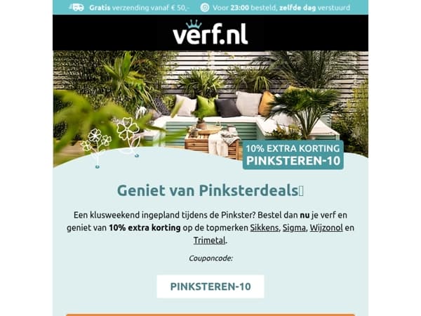 Lang klusweekend met Pinksteren?