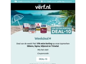 Deal van de week!☀️