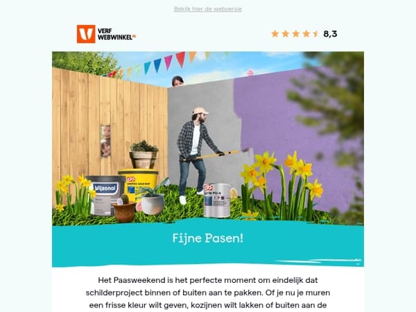 Het Paasweekend: het perfecte moment om te schilderen