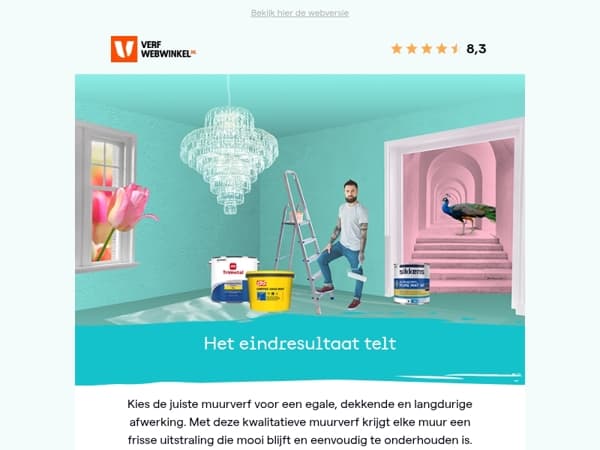 Geef je muren een frisse en strakke uitstraling