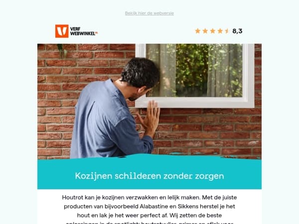 Houtrot? Bescherm je kozijnen
