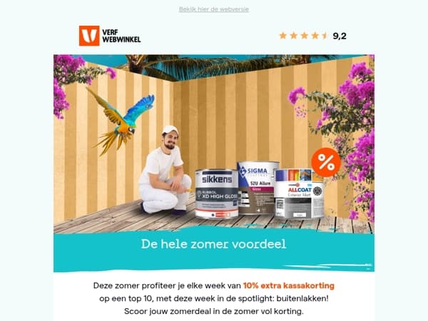 De zomer vol korting is begonnen!