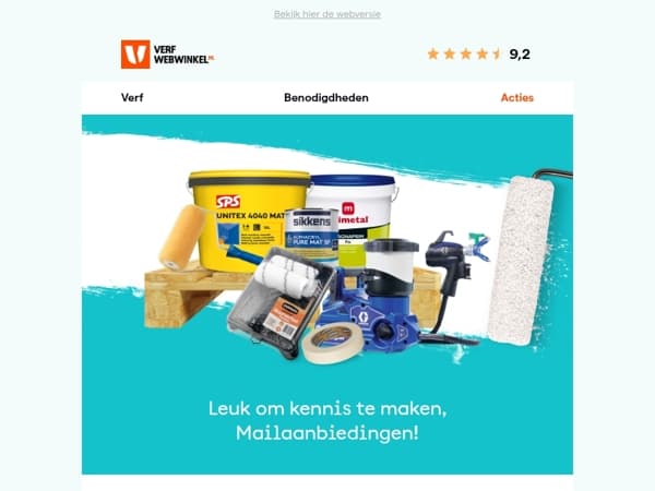 Welkom bij Verfwebwinkel!