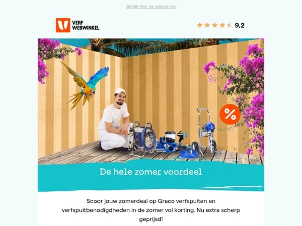 Scoor nu de beste deals op geselecteerde Graco verfspuiten en verfspuitbenodigdheden