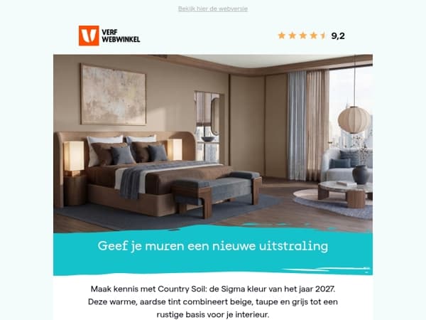 Ontdek Sigma kleur van het jaar 2027: Country Soil