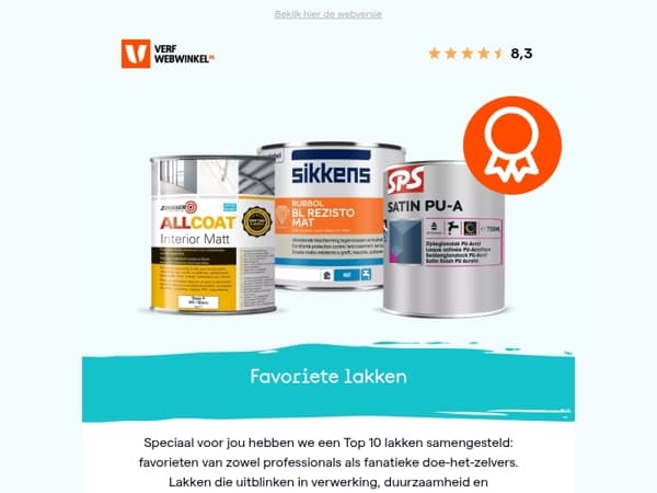 Ontdek onze Top 10 lakken