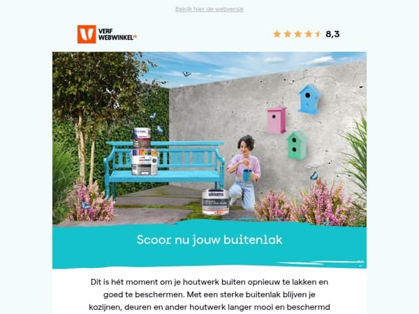 Bescherm je houtwerk met sterke buitenlak