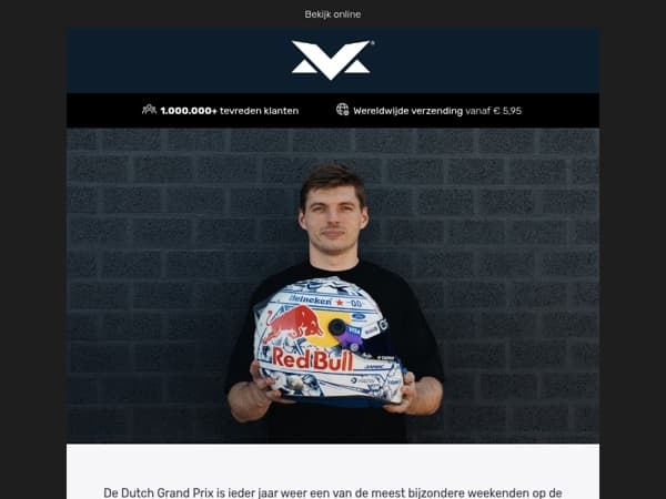Bijzondere helm ter herinnering aan de laatste Dutch GP