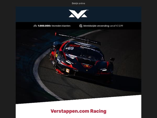 Support Thierry Vermeulen in stijl met de Verstappen.com Racing Collectie!