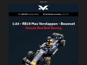 Nu beschikbaar! 1:24 - RB19 Max Verstappen - Bouwset