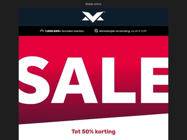 SALE! Profiteer van kortingen tot wel 50%!