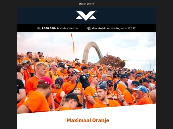 🧡 Maximaal Oranje: Koningsdag met de unieke Max Verstappen items!
