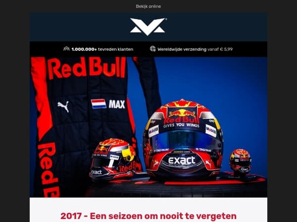 2017 schaalmodel helmen, nu beschikbaar!