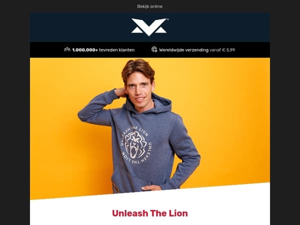 Comfortabel. Stoer. Elke dag. – Unleash The Lion hoodies