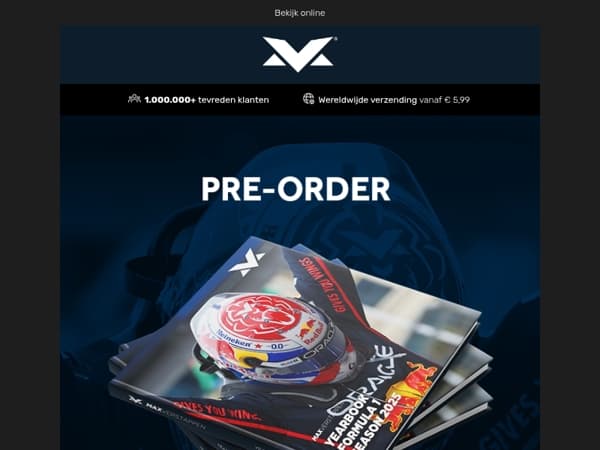 Pre-order nu: 2025 Jaarboek Formule 1 - Max Verstappen!