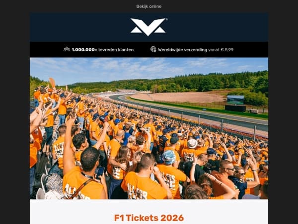 Beleef de Formule 1 vanaf de Max Verstappen Tribunes!